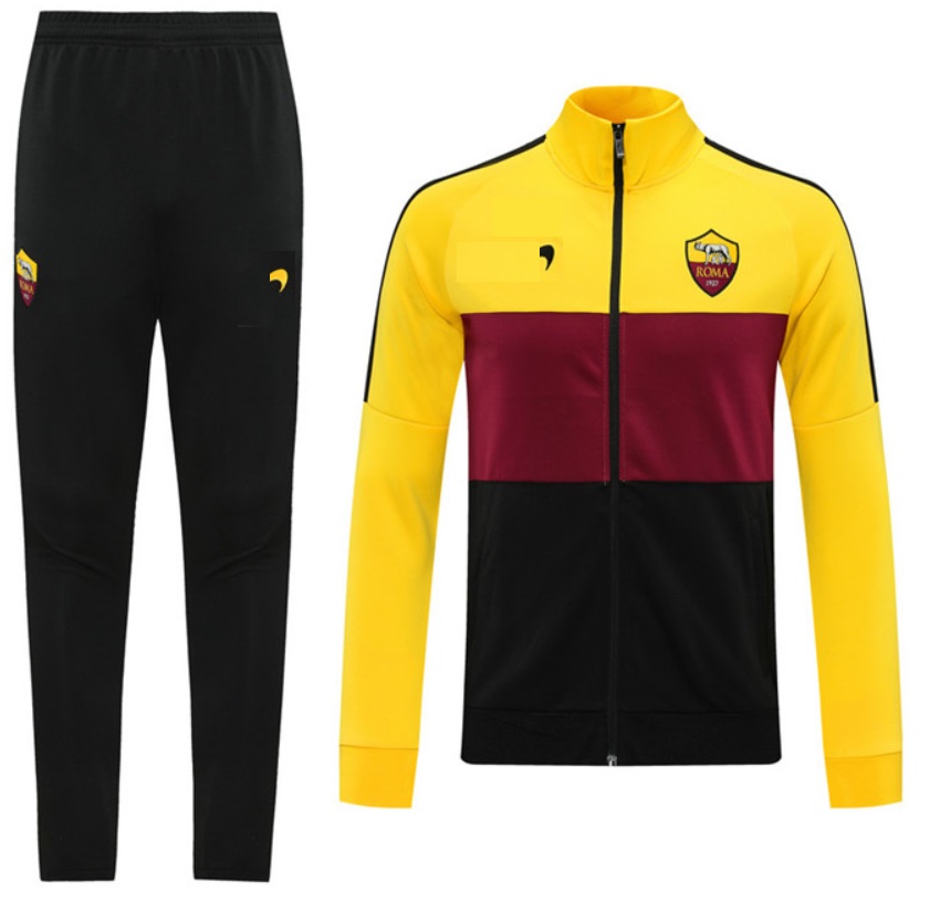 Kit treinamento Roma 2020 2021 Amarelo e preto